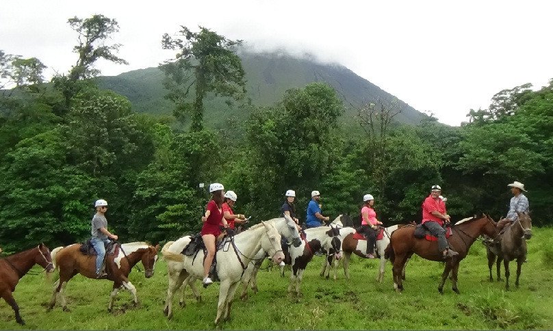 Tubing + Horseback to Arenal Volcano